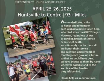 Alabama Run for the Fallen to come through Jackson County